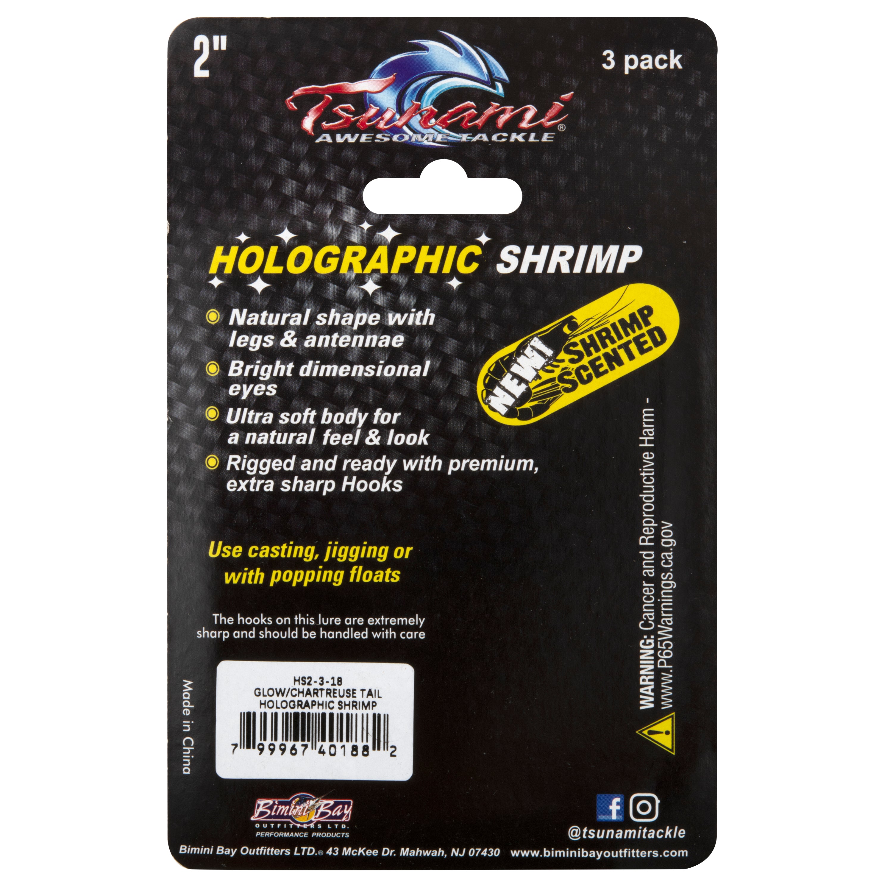 Holographic Sinking Shrimp - 3 Pack