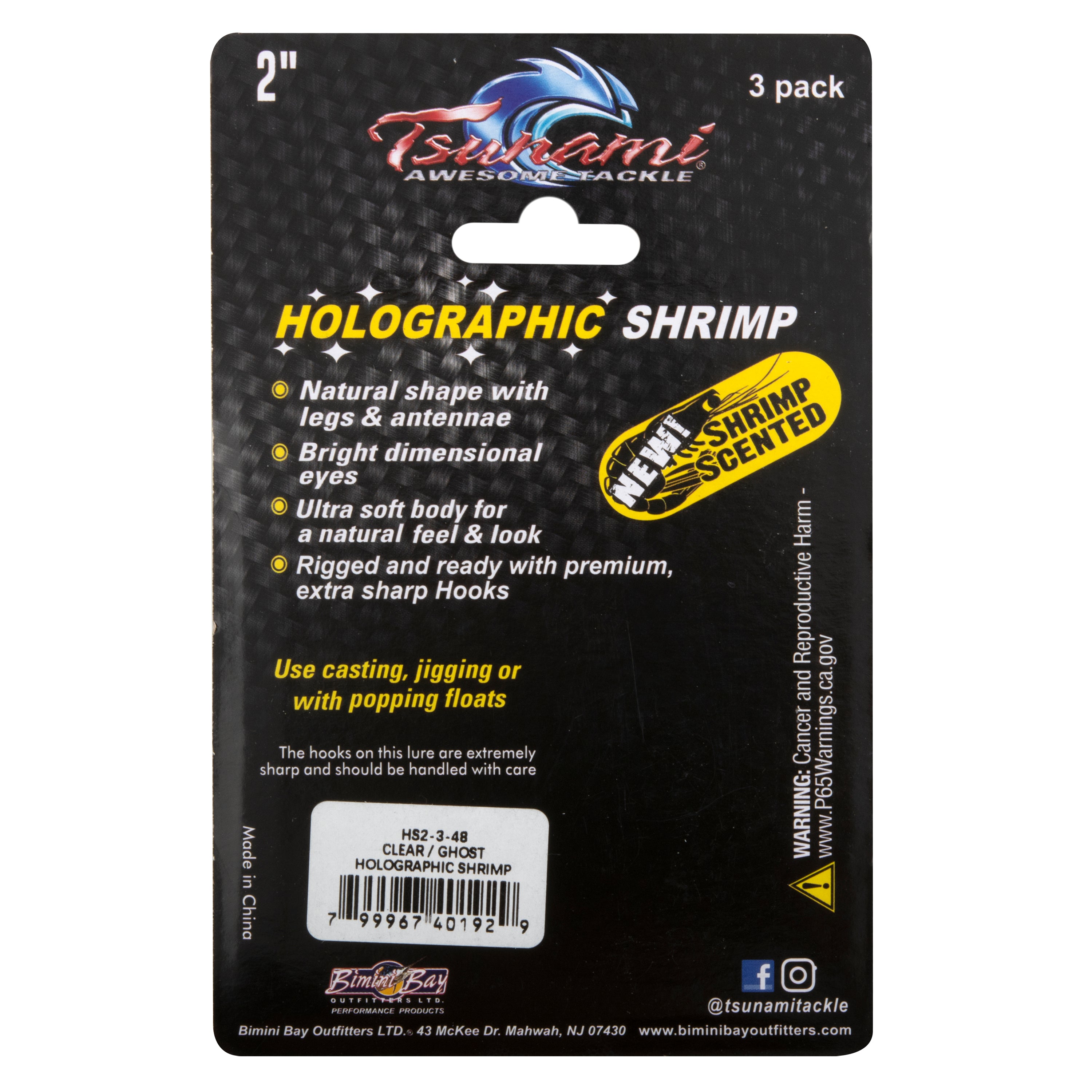 Holographic Sinking Shrimp - 3 Pack
