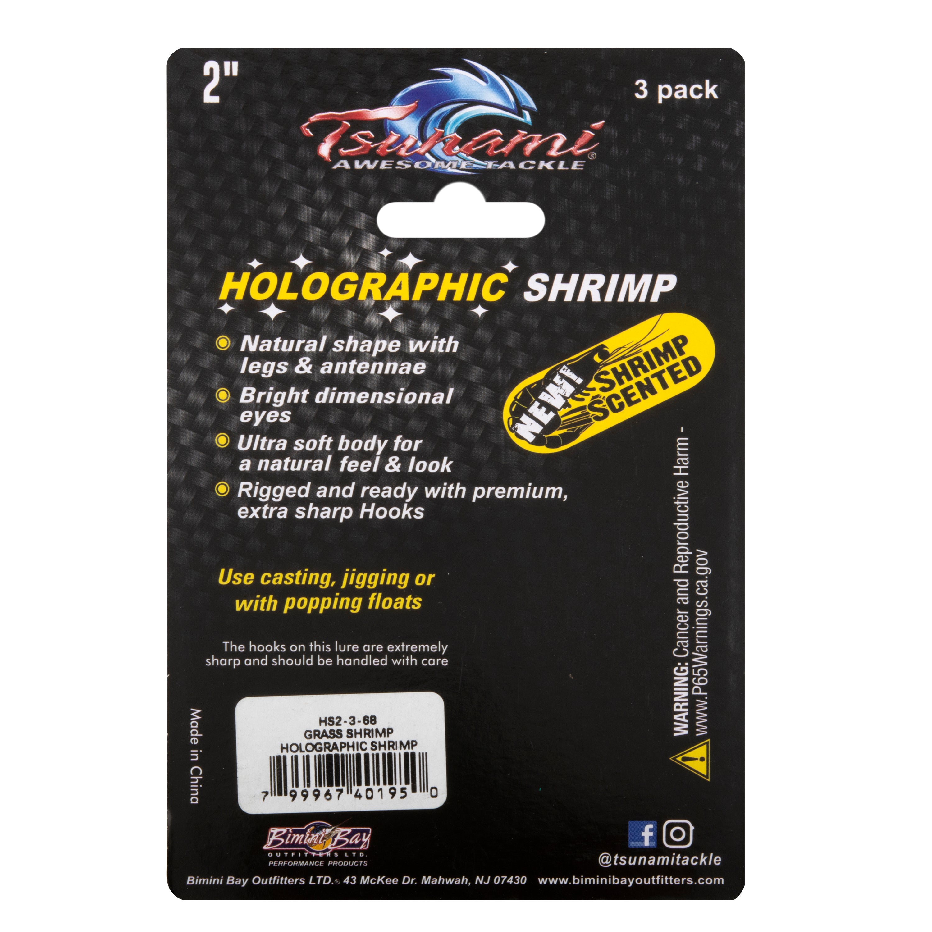Holographic Sinking Shrimp - 3 Pack
