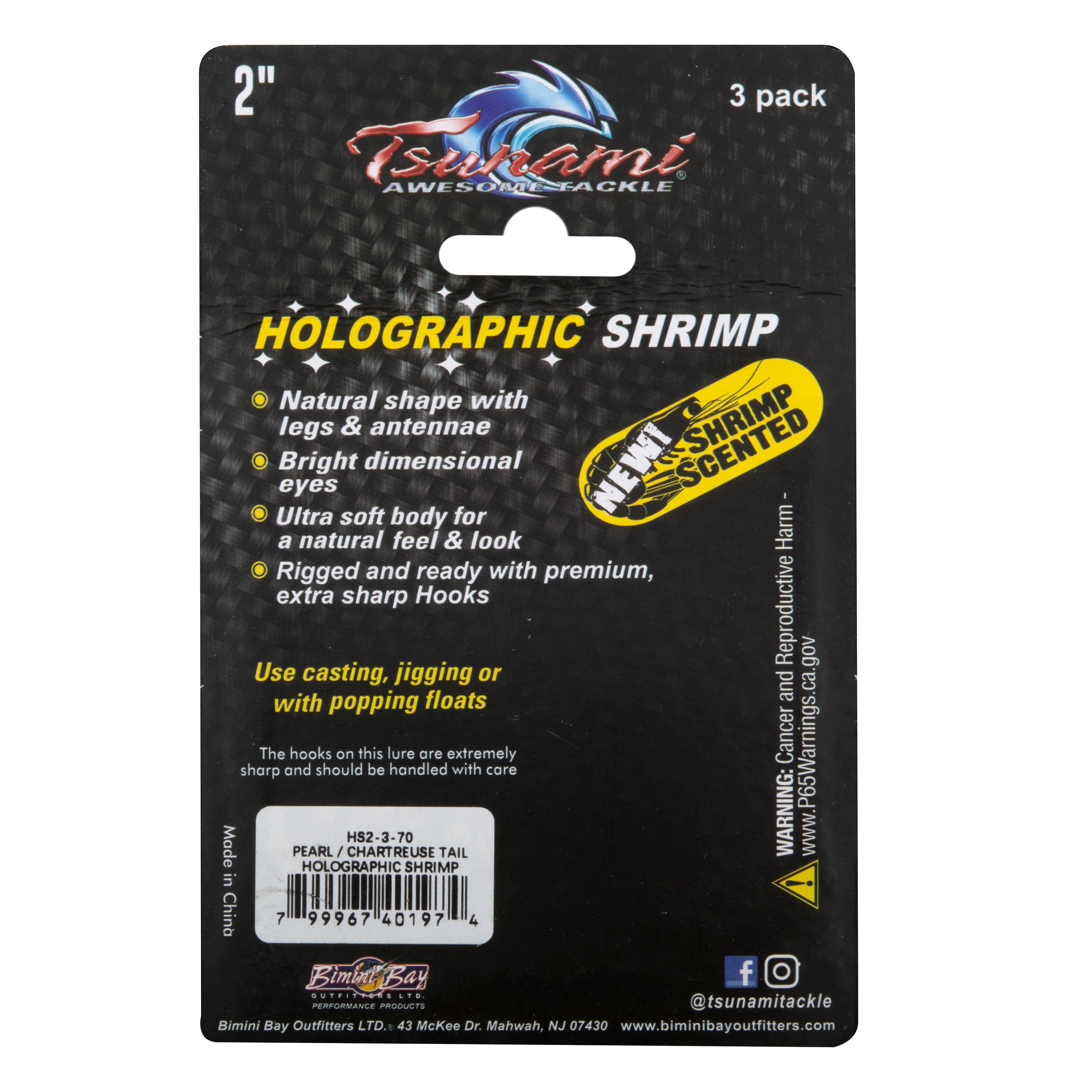 Holographic Sinking Shrimp - 3 Pack