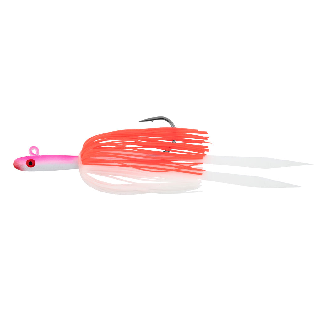 Glass Minnow Jig with Silicone Skirt