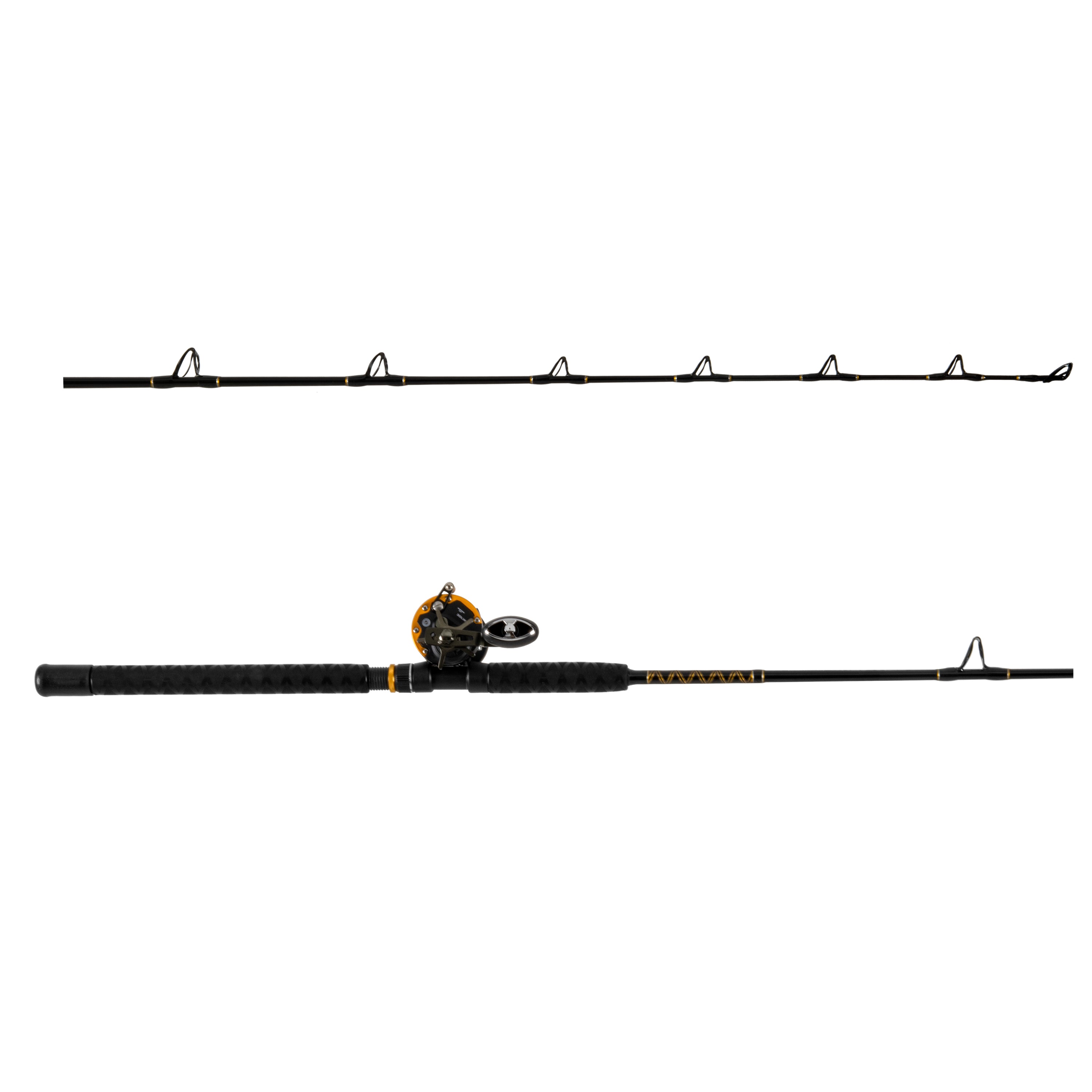boat fishing rod combo 600 STS Spinning and Reel I Catfish Pro Medium-Heavy which support the main gear for smooth and easy retrieval Tsunami Wreckage Boat Combo