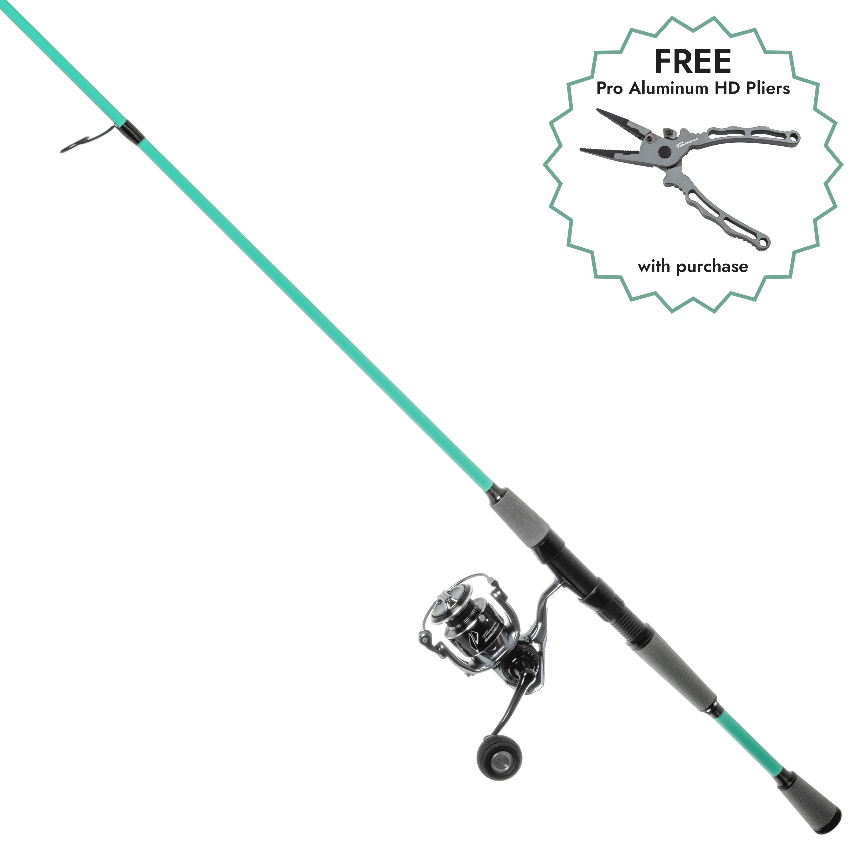 Tsunami SeaTech Elite Rod Shield II Reel Combo Premium
