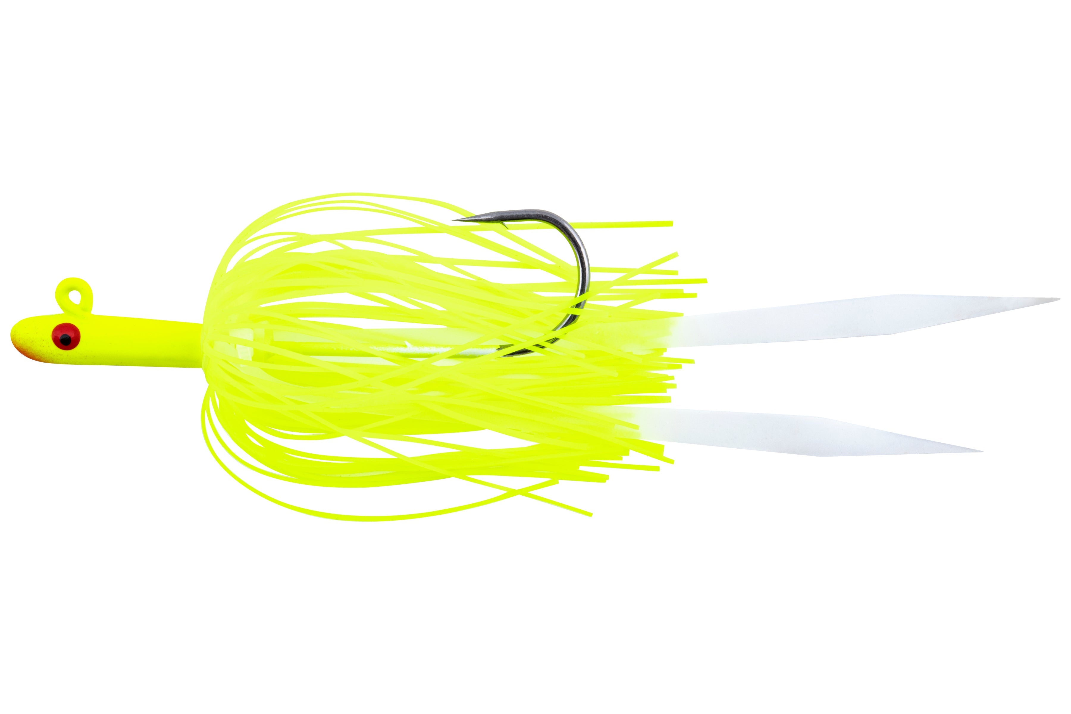 Glass Minnow Jig with Silicone Skirt