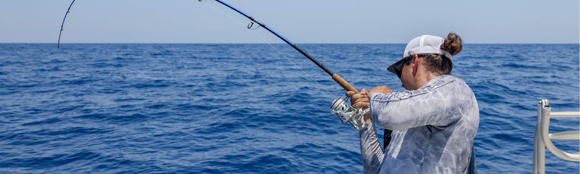 Tsunami Offshore Rods, featuring a Carbon Shield II Boat Rod
