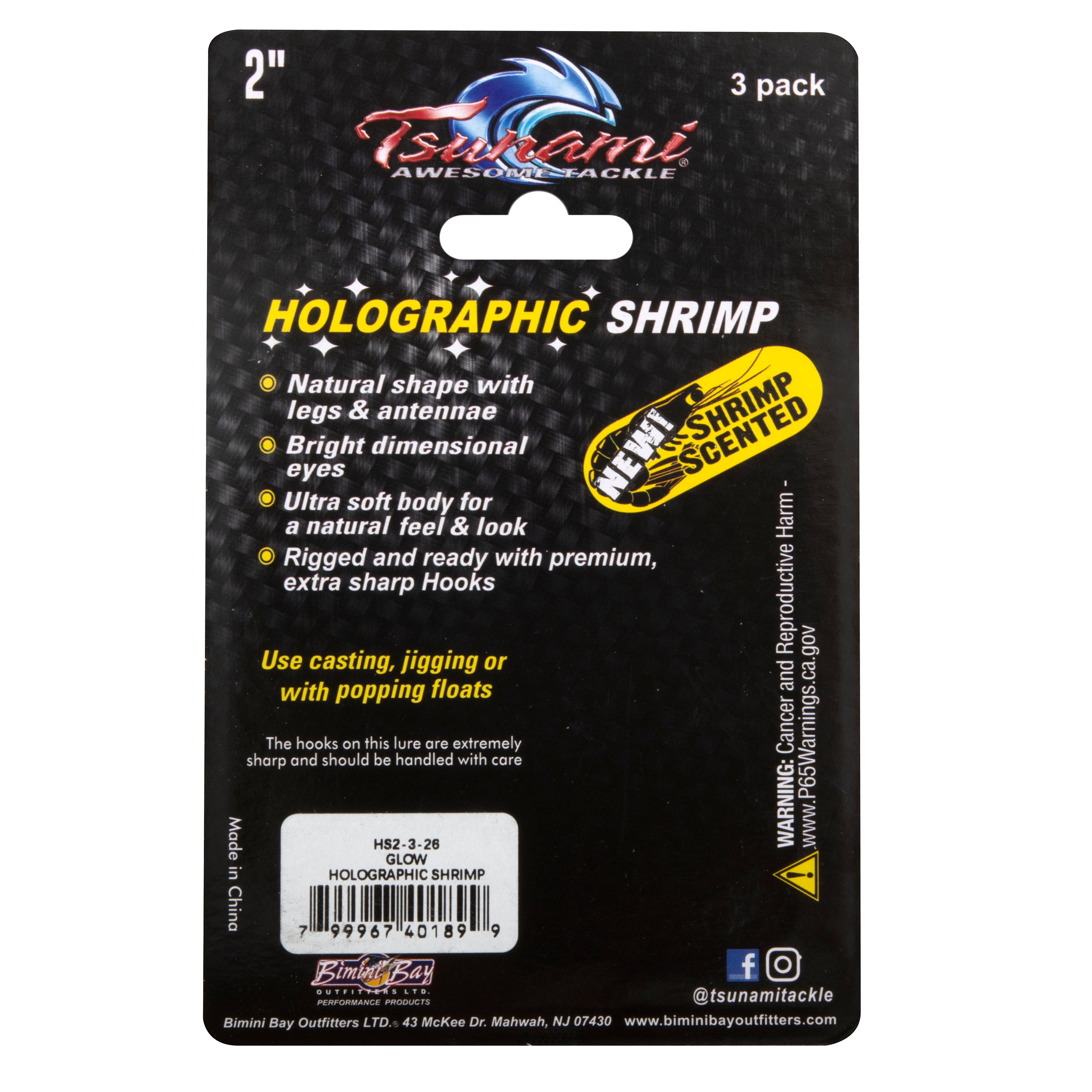 Holographic Sinking Shrimp - 3 Pack