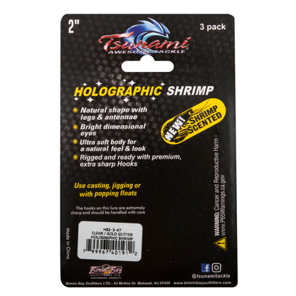 Holographic Sinking Shrimp - 3 Pack