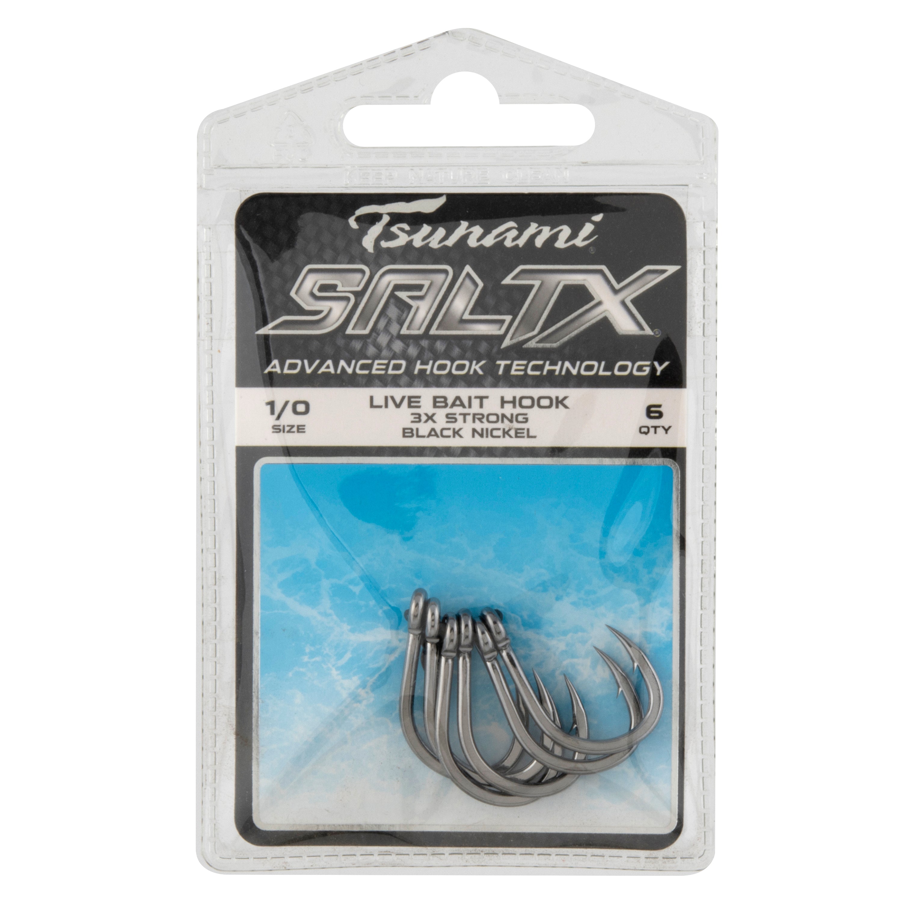 Tsunami SaltX 3X Live Bait Hooks – Tsunami Fishing Tackle