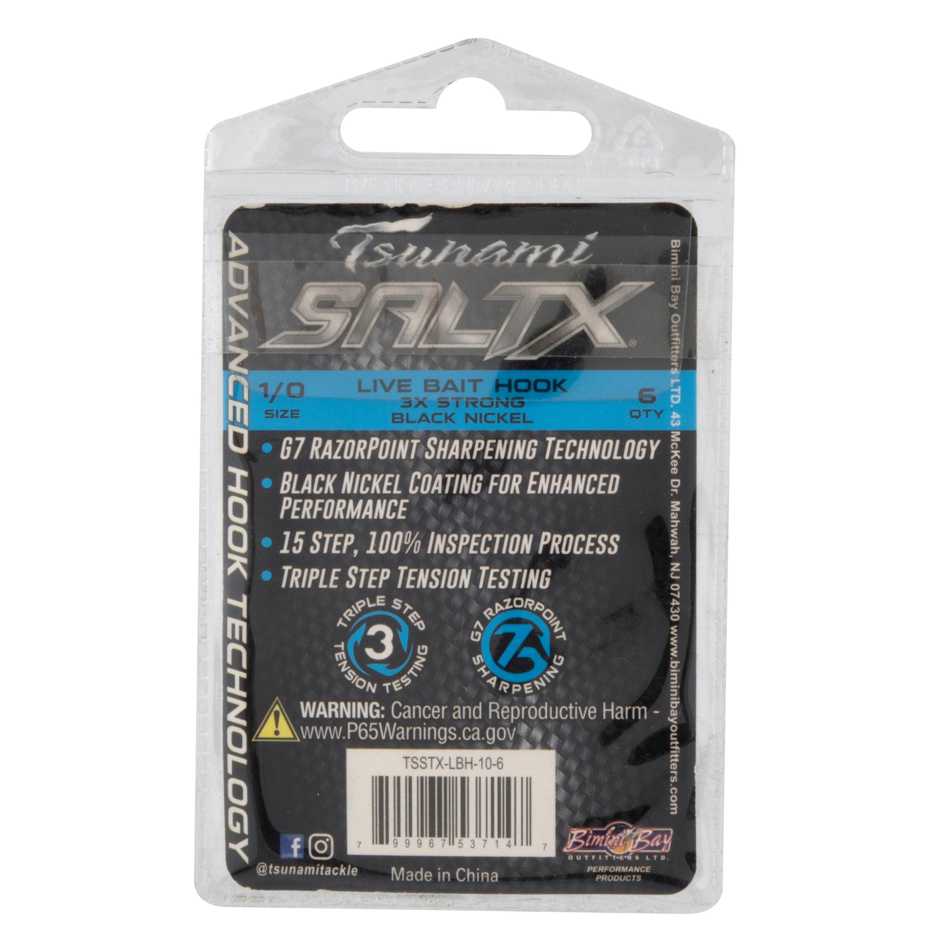 リフトバウンド　riftbound baited hook 1枚 Tsunami SaltX 3X Live Bait Hooks – Tsunami Fishing Tackle