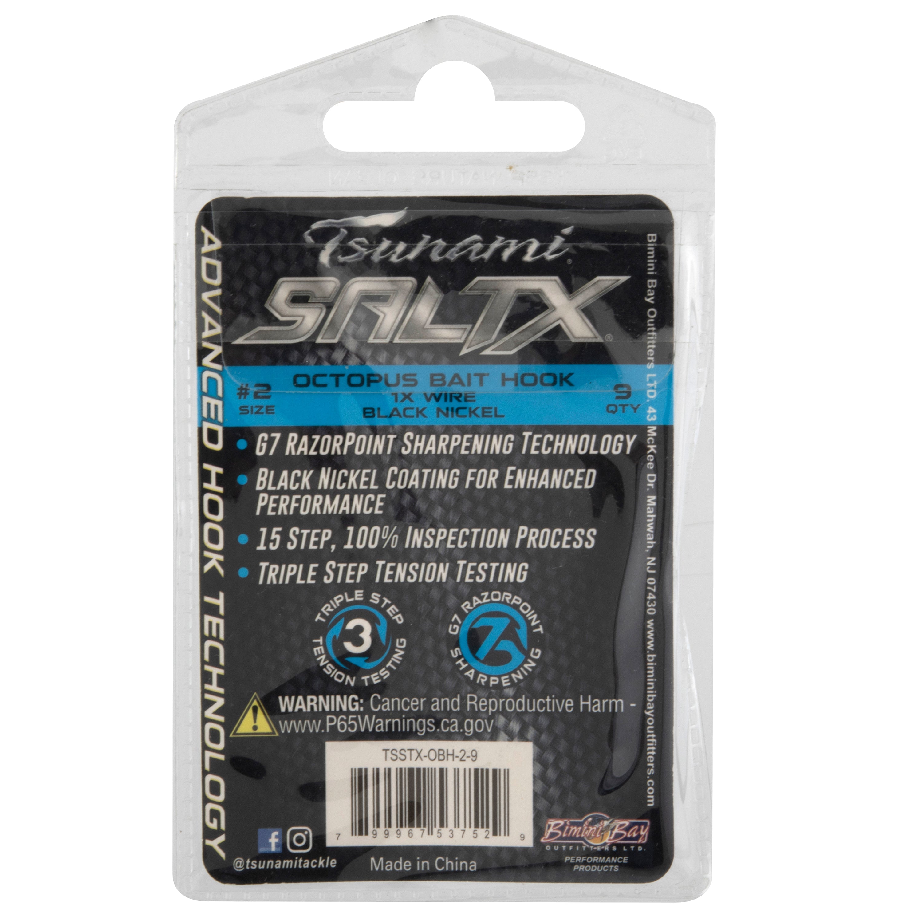 Tsunami SaltX Octopus Hook Guide Pack – Tsunami Fishing Tackle