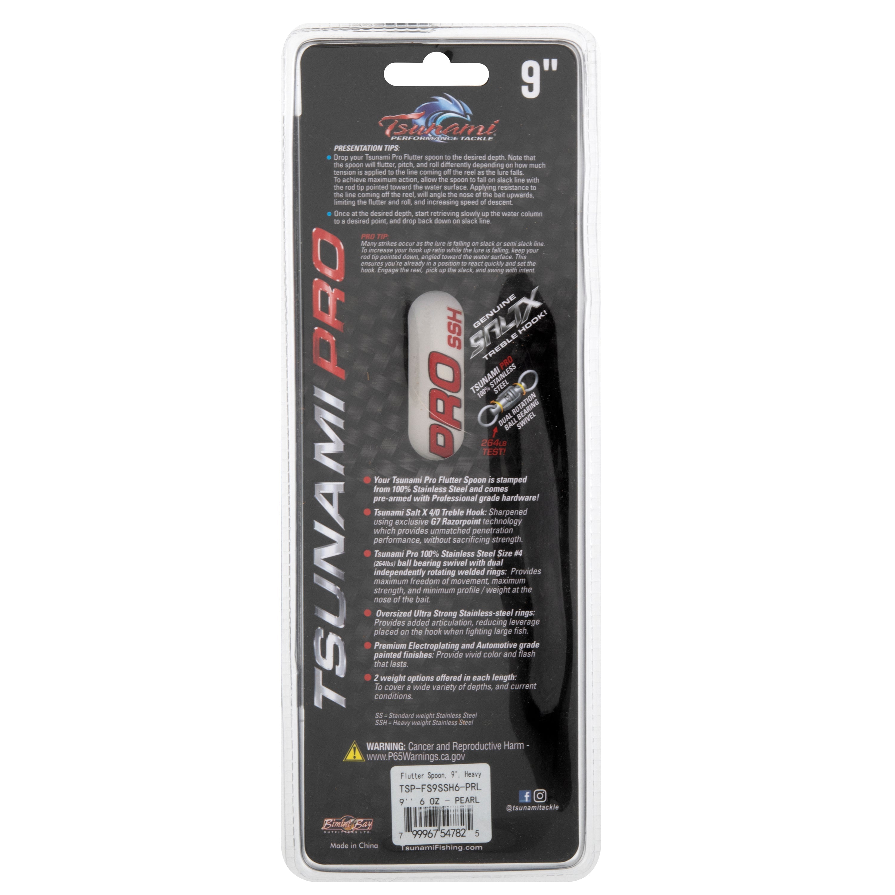 Tsunami Pro Flutter Spoon – Tsunami Fishing Tackle