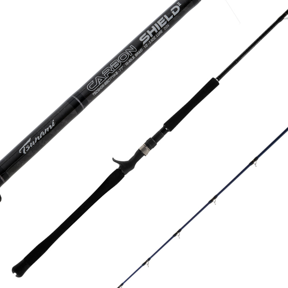 Tsunami Carbon Shield Big Bait Conventional Boat Rod | Tsunami Fishing ...