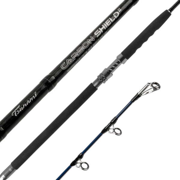 tsunami 12 rod Carbon Shield II Boat Spinning Rod