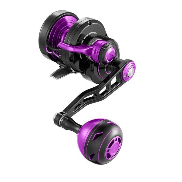 Buy Maxel Rage 90 Jigging Reel - Black/Purple online at